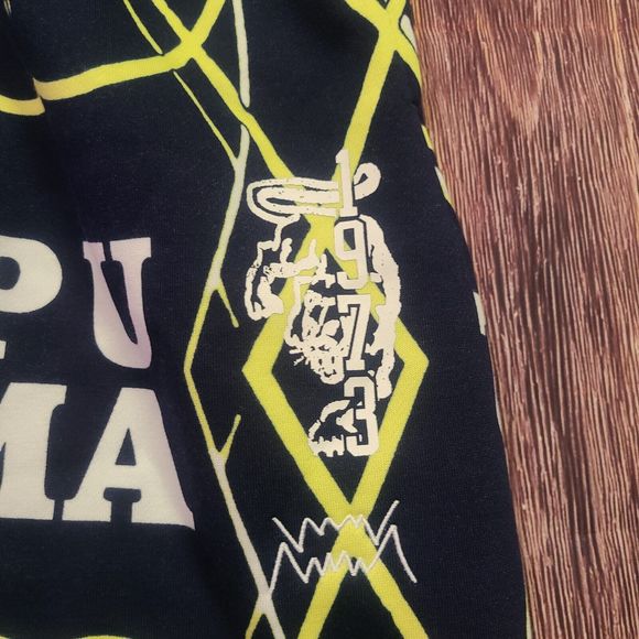 Puma Pants Mens Size XL Run It Back Printed Basketball Pants Dark Blue 536479-01 - Picture 9 of 14